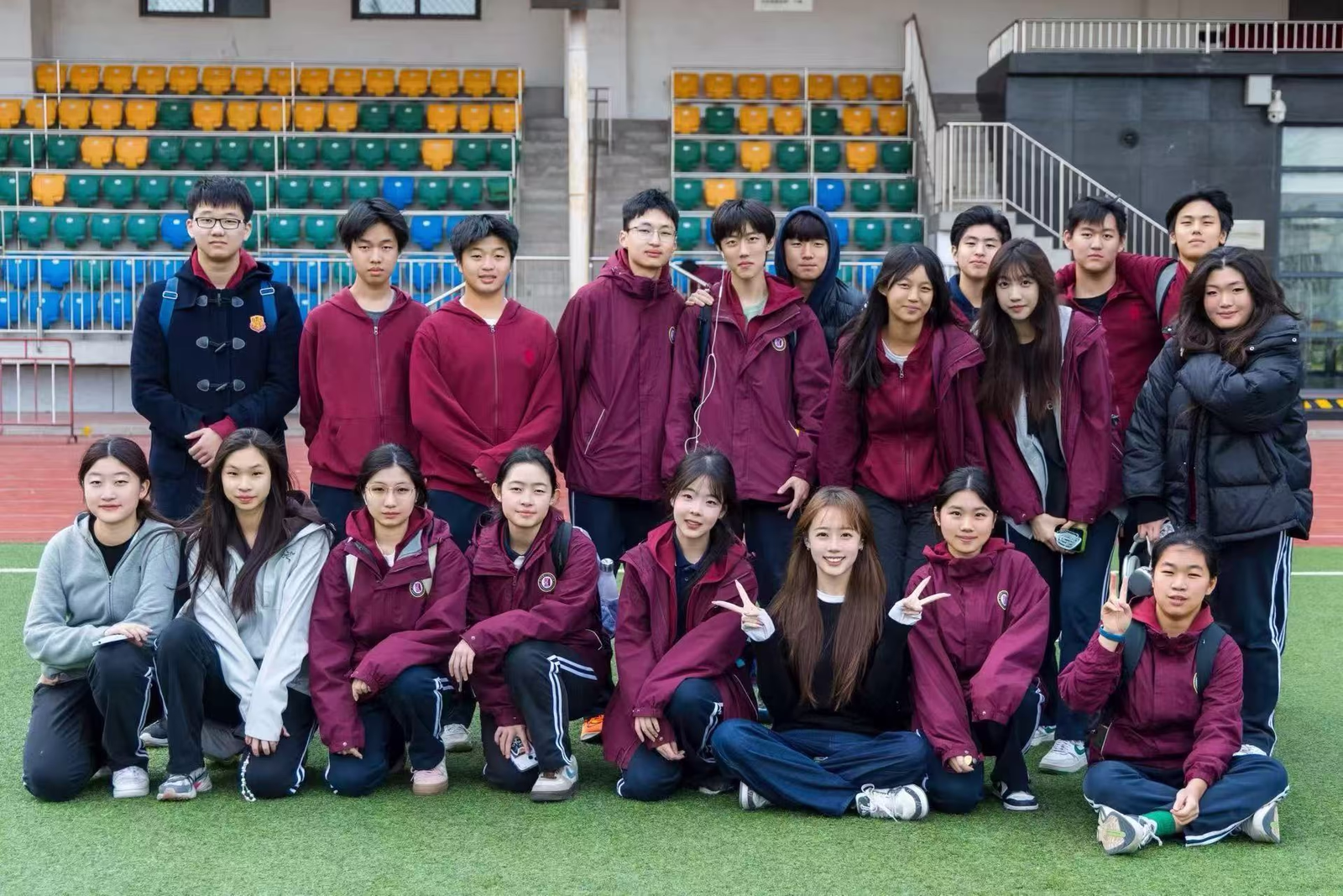 Group photograph from a shared activity